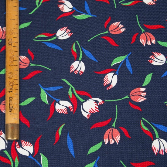 Viscosa Fiori - Tulipani Stilizzati