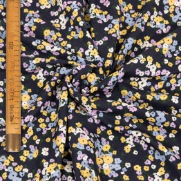 Floral Print Linen Blend - Girls (6 colors)