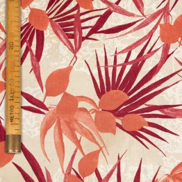 Cotton and Linen Blend - Tropical Leaves (2 Patterns)