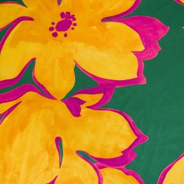 Pure Printed Silk - Pop Plumeria (2 colors)