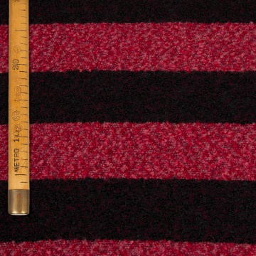 963 - Ricciolo Riga Nero/Corallo